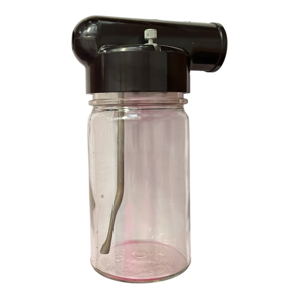 Hoover Bakelite Glass‎ Jar Atomic Retro Vacuum Cleaner Sprayer Bottle Vintage